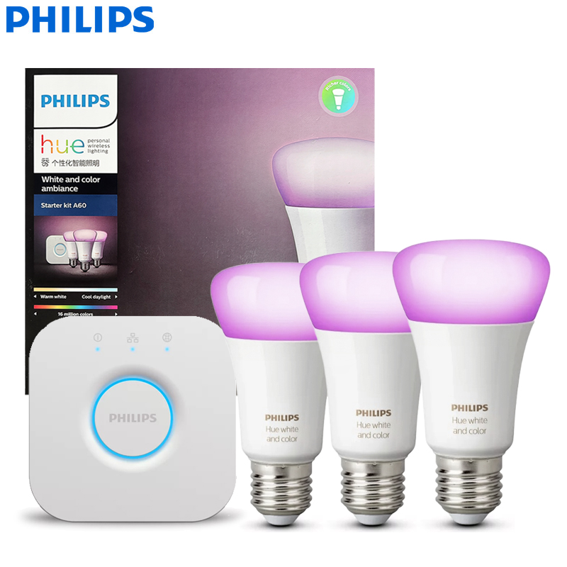 Kit Pemula Lampu Pintar Philip - Philips Light Hue White ulasan dan harga