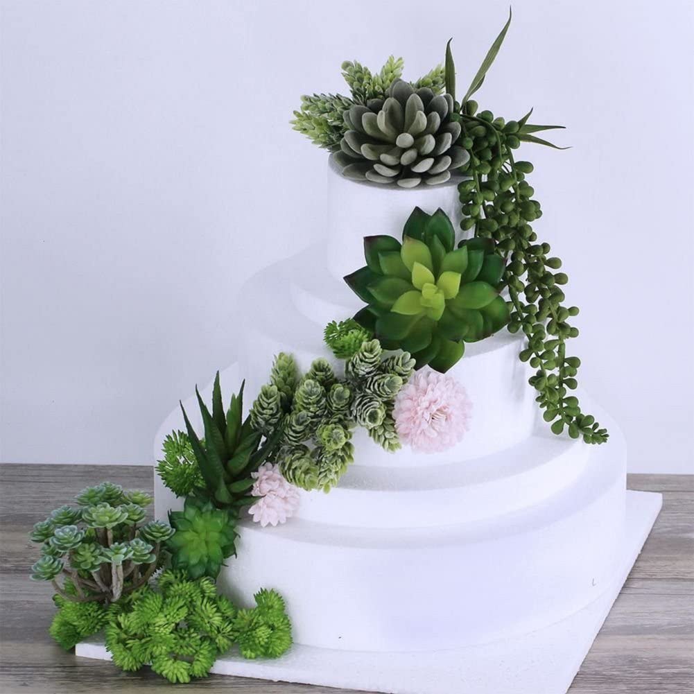 Tanaman sukulen buatan dekoras - Echeveria Succulent ulasan dan harga