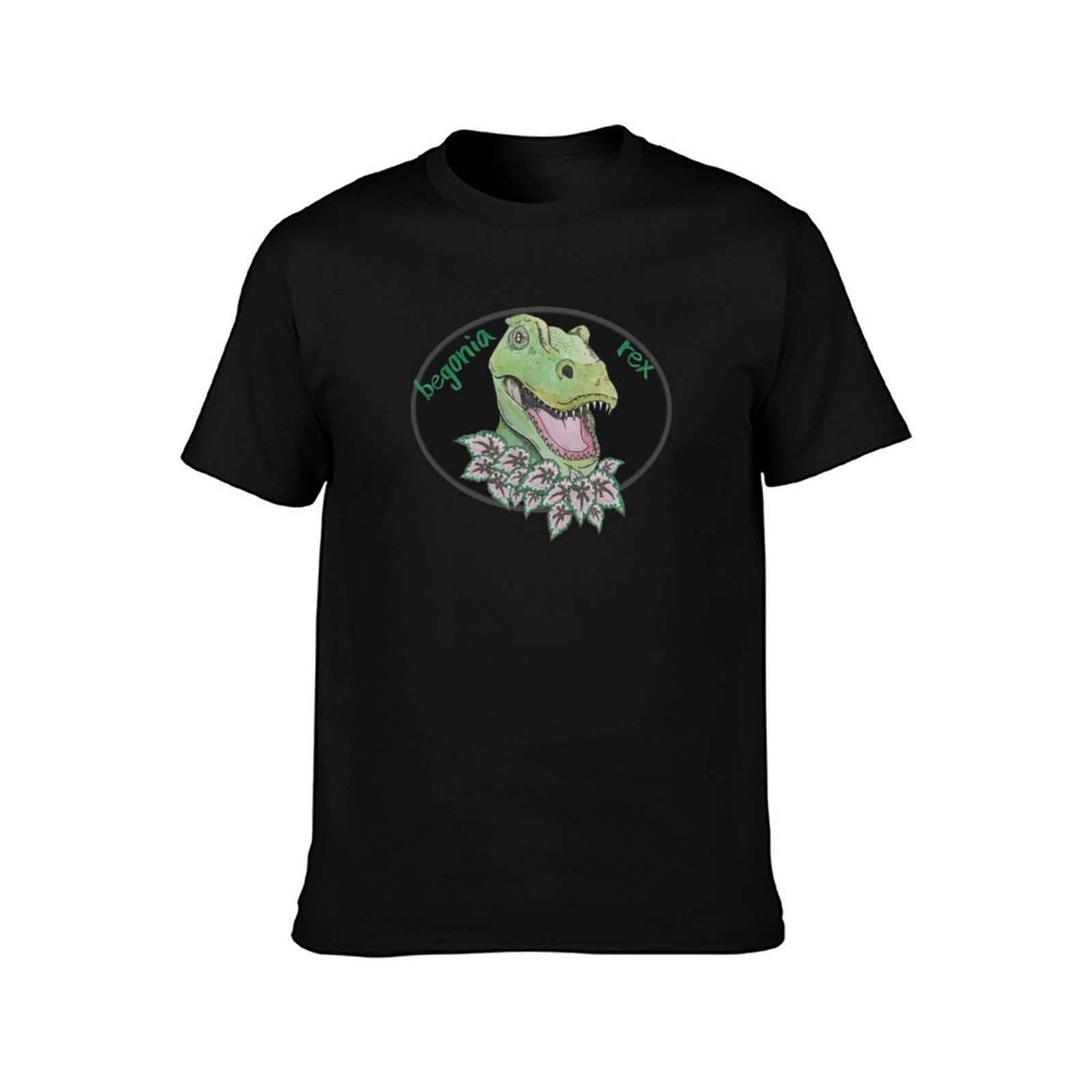 Kaos T rex begonia Kaos Kasual - Begonia Rex ulasan dan harga