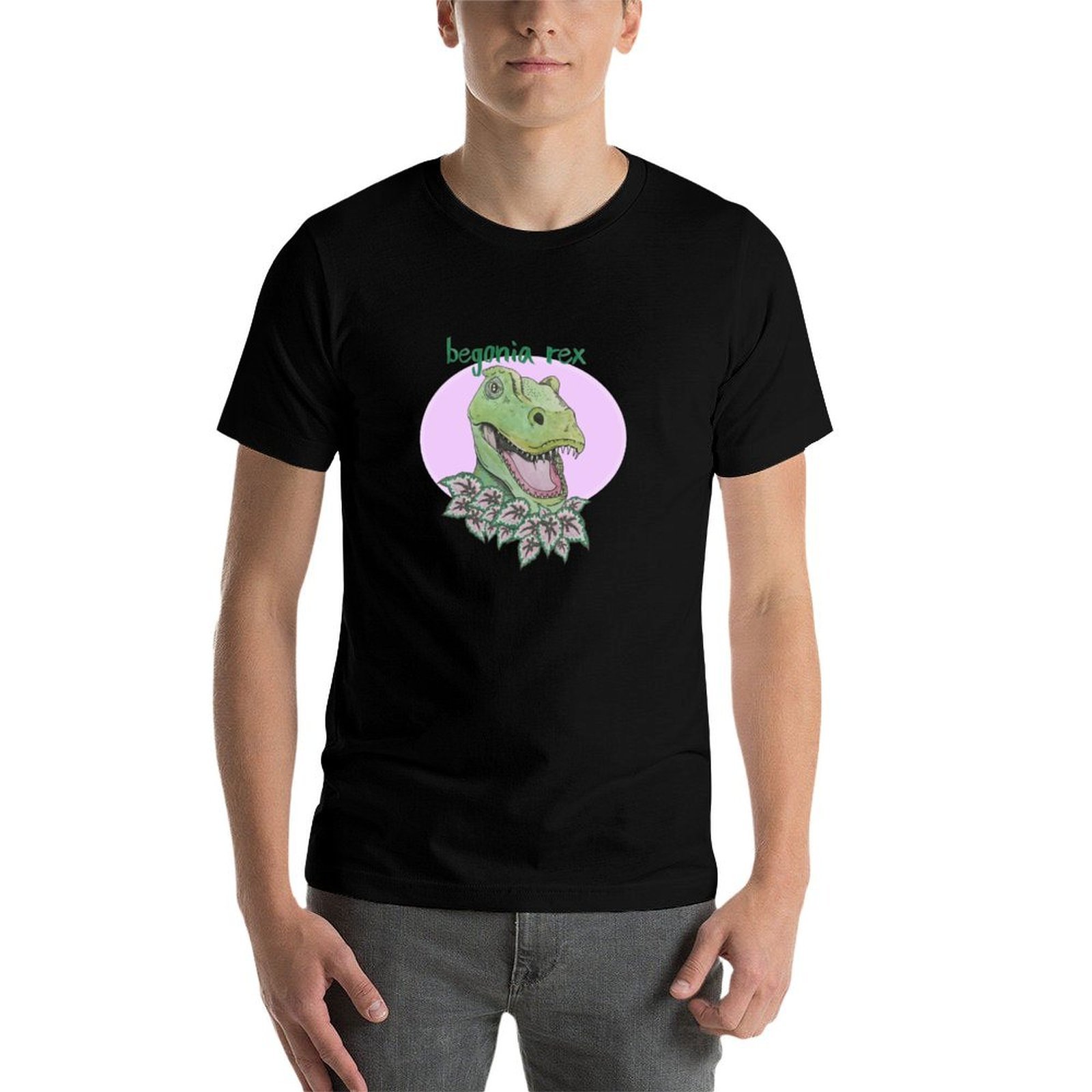 T rex begonia (pink) Kaos Olah - Begonia Rex ulasan dan harga